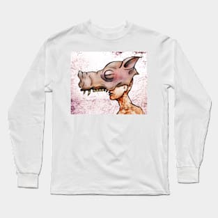 Pig Hat Long Sleeve T-Shirt